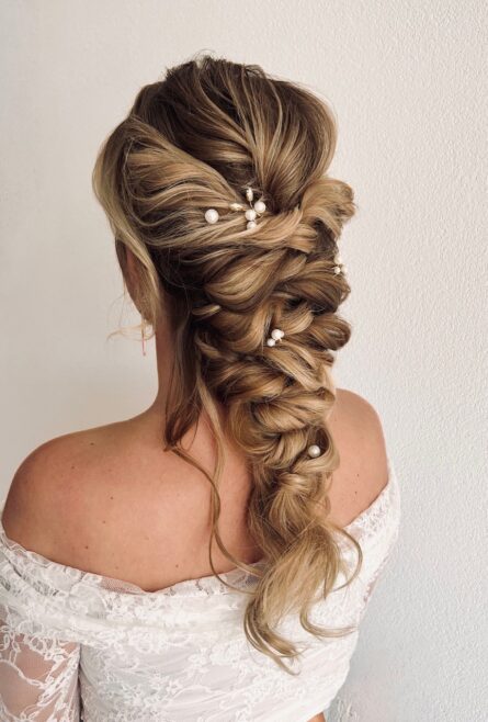 Mermaid braid Wedding hair