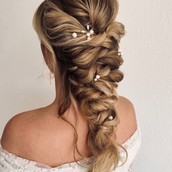 Mermaid braid Wedding hair